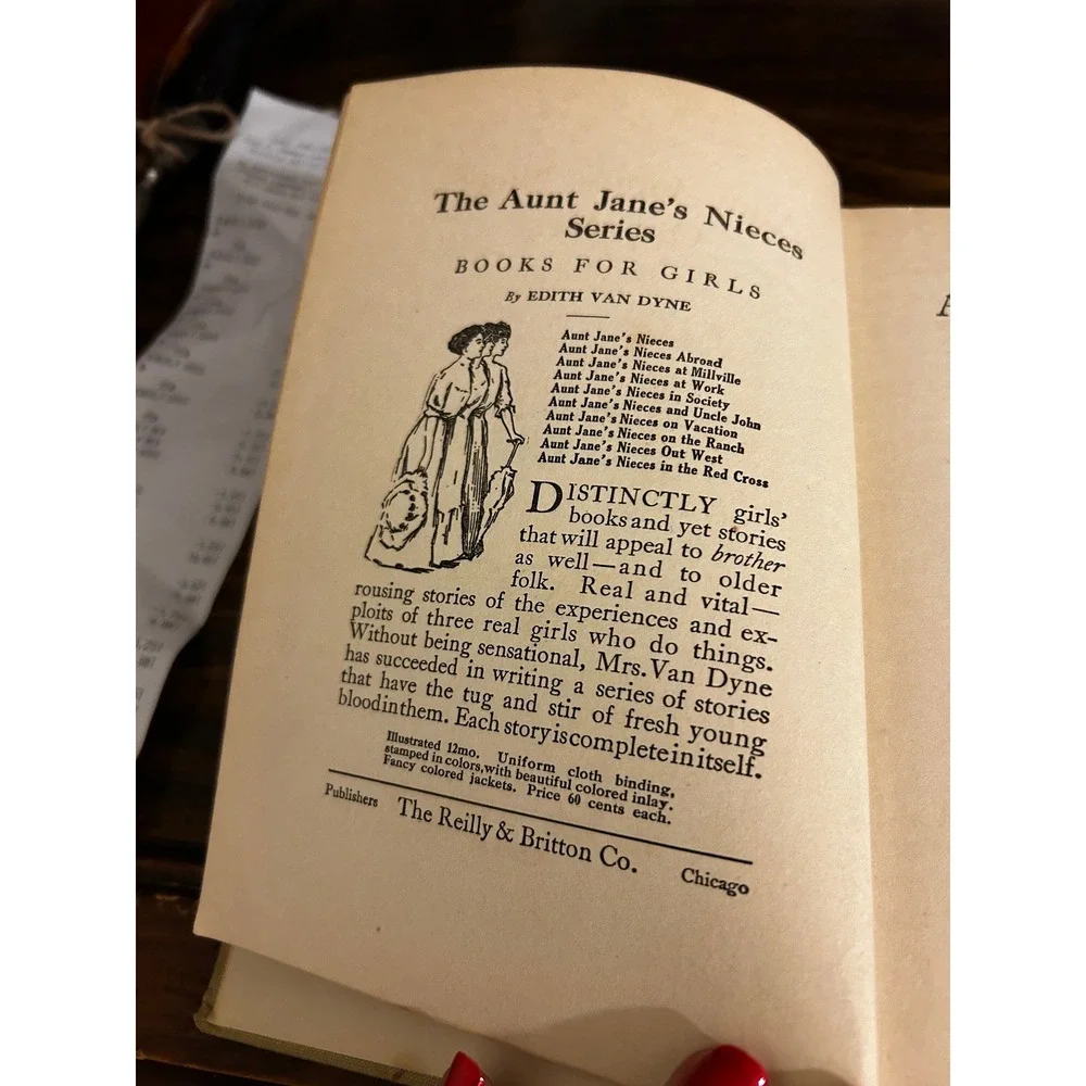 Aunt Janes Nieces Out‎ West Aunt Janes Nieces At Millville Vintage Books Set - Picture 3 of 7